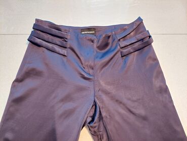 duboke elegantne zenske pantalone: M (EU 38), Visok struk