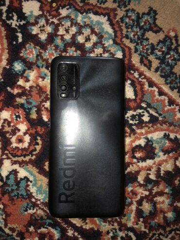 SIM-карты: Redmi 9T, 128 ГБ, цвет - Черный, Сенсорный