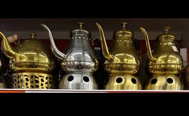 Qəhvə dəstləri və servizlər: Qəhvə dəsti, rəng - Gümüşü, Metal — 6