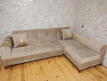 Divan və masa dəstləri: Künc divan, Yeni, Açılan, Bazalı, Parça, Şəhərdaxili pulsuz çatdırılma