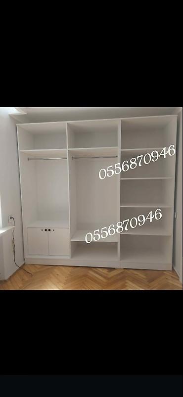 perla gence: Ağ rəngdə geyim şkafları – müxtəlif ölçü və dizaynlarda. Model 1: - 2 — 8