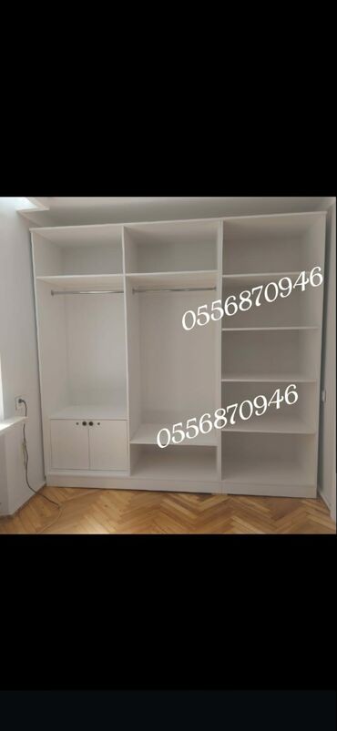 Dolablar: Yeni, Açılan, 3 qapılı Düz dolab, Qarderob, paltar dolabı, Azərbaycan — 19