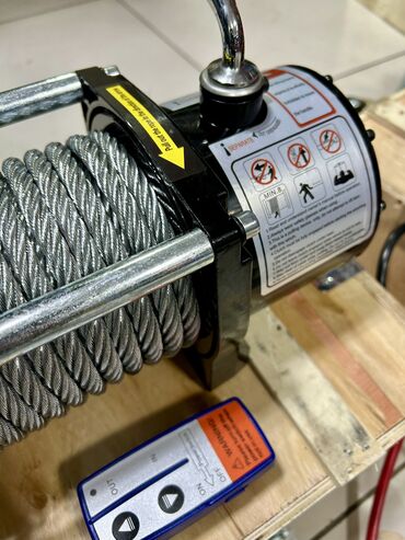 Товары и оборудование для с/х животных: АВТО ЛЕБЕДКИ 12/24 Вт от компании «Техномаш» 9,3мм трос 20 м 9500LB — 14