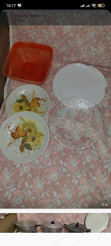 Digər qab-qacaq və mətbəx ləvazimatları: Hamısını götürənə 1 manat çoxu təzədi köçlə bağlı satılır ucuz -da lalafo.az — 10 Digər qab-qacaq və mətbəx ləvazimatları: Hamısını götürənə 1 manat çoxu təzədi köçlə bağlı satılır ucuz — 10