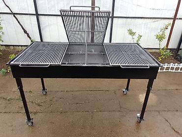 Sve za roštilj: Roštilj na ćumur – čelična konstrukcija sa rešetkom od cevastih — 9