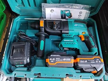 Аккумуляторный перфоратор Power Action 20V, бесщеточный (Brushless), в at lalafo.kg Аккумуляторный перфоратор Power Action 20V, бесщеточный (Brushless), в