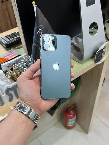 iphone 13 pro max bakida qiymeti: IPhone 13 Pro Max, 256 GB, Alpine Green, Face ID — 4
