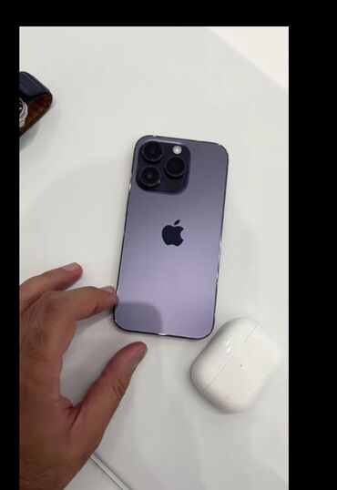 ayfon ikis: IPhone 14 Pro, 128 GB, Deep Purple