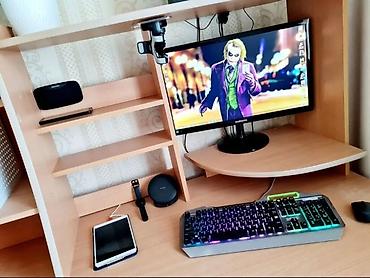 Компьютерные столы: Компьютерный стол, Б/у, Угловой — 9