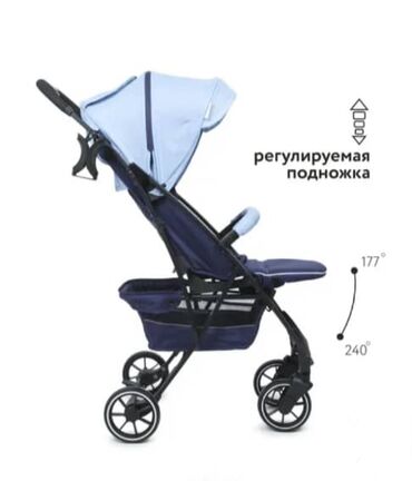 Коляски: Коляска, цвет - Голубой, Новый — 6