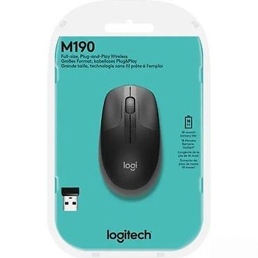 Kompjuterski miševi: Logitech M190 bežični miš – punog formata, Plug-and-Play - Bežična — 1