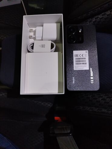 işlənmiş telefon: Xiaomi Redmi 13C, 256 GB, rəng - Qara, 
 Barmaq izi, İki sim kartlı