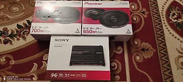euroacs kalonka: Pioneer avtomobil akustikası və Sony gücləndirici dəsti Məhsullar: - — 2