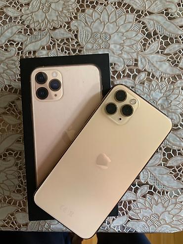 iphone xs barter: IPhone 11 Pro, Qızılı, Face ID — 1