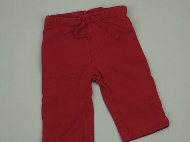 czerwona bluzka z bufiastymi rękawami: Шорти, H&M, 6-9 міс., стан - Хороший