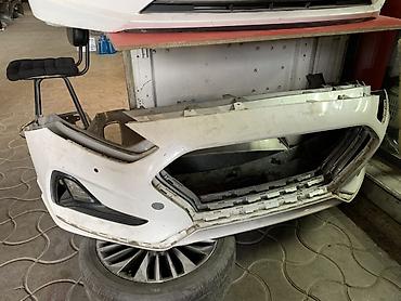 Передний бампер для Hyundai Sonata (седьмое поколение, около 2014–2017