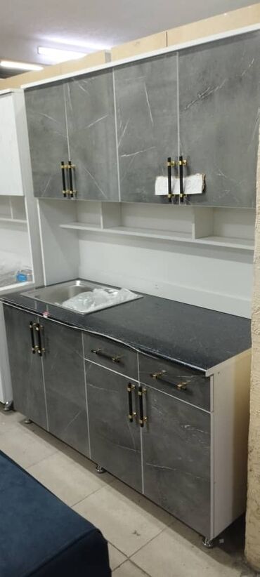 Кухонные гарнитуры: Кухонный гарнитур, Новый, цвет - Белый, ДСП, Бесплатная доставка, Платная доставка at lalafo.kg — 7 Кухонные гарнитуры: Кухонный гарнитур, Новый, цвет - Белый, ДСП, Бесплатная доставка, Платная доставка — 7