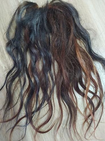 Perike i klipse: Prodajem šatiranu prirodnu kosu,na 4 klipse,može se nositi kao — 5