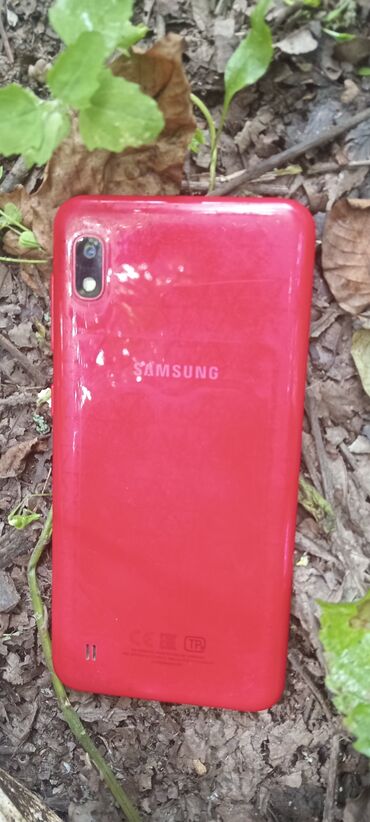 телефон samsung a52: Samsung A20, Колдонулган, 128 ГБ, түсү - Кызыл, 1 SIM, 2 SIM, eSIM
