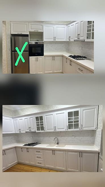 Mətbəx mebeli 1350 azn. Tecili ideal veziyyetde demek olar iwlenmiyib