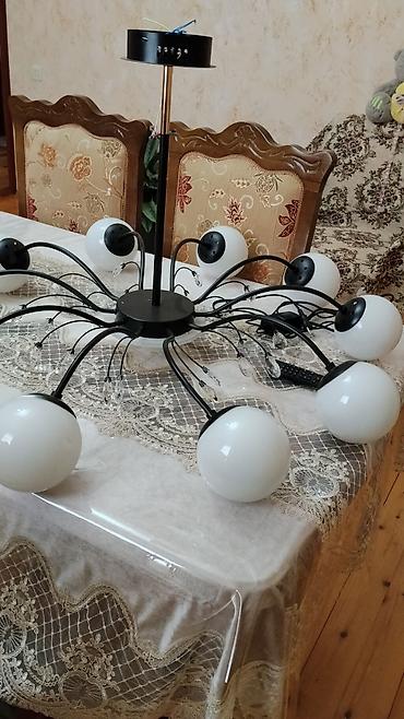 dekor isiq: Çılçıraq, 10 və daha çox lampa, Metal — 2