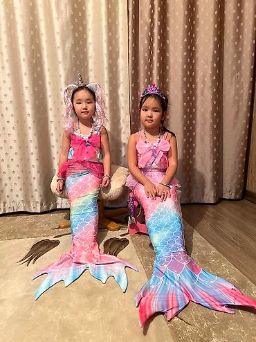 Карнавальные костюмы: 🧜♀️Хвост русалки 🧜♀️ размеры ✨3-4 года -110 рост ✨ ✨5-6 лет - 120 at lalafo.kg — 7 Карнавальные костюмы: 🧜♀️Хвост русалки 🧜♀️ размеры ✨3-4 года -110 рост ✨ ✨5-6 лет - 120 — 7