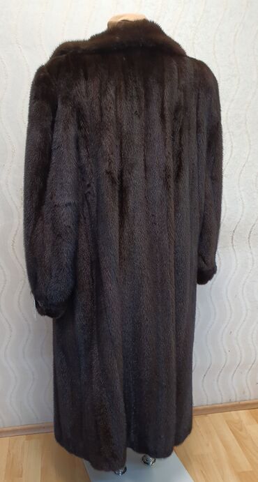 Шубы: Шуба, Норка, Длинная модель, Германия, 4XL — 10