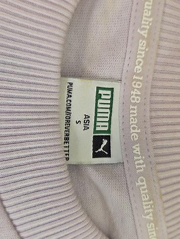 дедские одежды: Футболка PUMA, оригинал, женская, размер S (ASIA S на ярлыке) — 2
