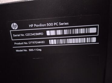 Masaüstü kompüterlər və iş stansiyaları: Parametrlər: Hp Pavilion 500 İ5 4440 3.10 GHz (1150 socket) 8 gb ram -da lalafo.az — 6 Masaüstü kompüterlər və iş stansiyaları: Parametrlər: Hp Pavilion 500 İ5 4440 3.10 GHz (1150 socket) 8 gb ram — 6