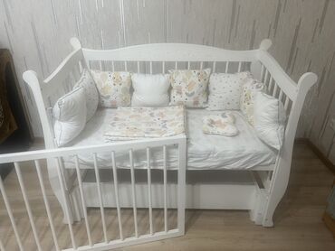 Детские односпальные кровати: Детская кроватка фирменная покупали в магазине с комплектом текстиля и — 6