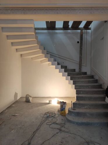 Услуги: Изготовление на бетонный лестнице любой сложная проектная Кыргызстане