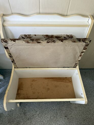 Банкетки: Банкетка, Б/у, Без полок, Самовывоз, цвет - Белый — 6