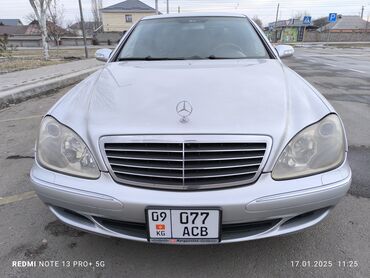 мерс с класса: Mercedes-Benz S-Class: 2003 г., 3.7 л, Автомат, Бензин, Седан