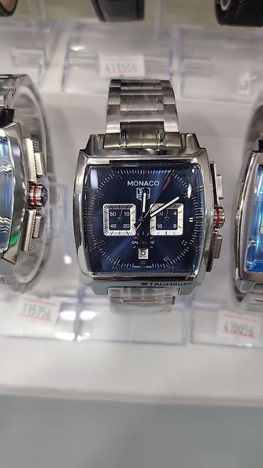 3d saat: TAG Heuer Monaco kolleksiyası – kvadrat korpuslu, xronoqraf funksiyalı — 9