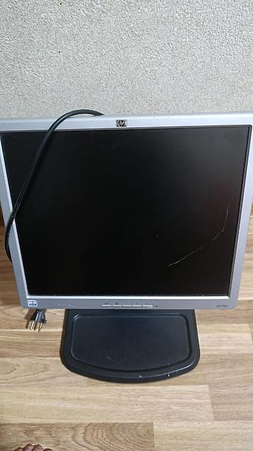 бу компьютер: HP L1740 LCD monitor - Ekran: 17 düym, kvadrat (5:4) format - Model — 1