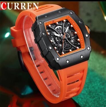 curren saat: Новый, Наручные часы, Curren, цвет - Оранжевый