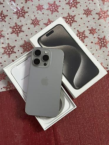 Apple iPhone: IPhone 15 Pro, 128 GB, Natural Titanium, Face ID — 1