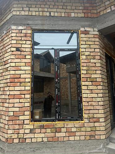 Межкомнатные двери: Термо Изготовление окон и дверейДвустворчатая дверь из ПВХ профиля с — 8