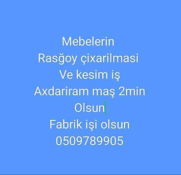 bravo vakansiya maaş: Mebel sahəsində iş axtariram - Mebellərin rəsqoy (rasxod/rasqoy) — 1