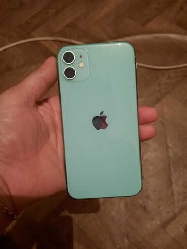 iphone 11 qiymeti irshad telecom: IPhone 11, 64 GB, Alpine Green, Barmaq izi, Face ID