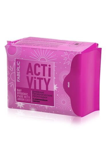 Bədənə qulluq: Faberlic ACTIVITY – gündüz gigiyenik bezlər, anion çiplə