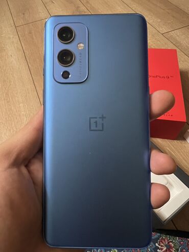 ванплас: OnePlus 9 | Б/у | 128 ГБ | цвет - Голубой | Зарядное устройство, Кабель, Коробка | С документами | 5G