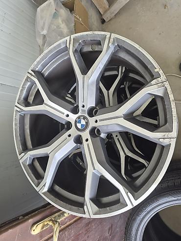 teker aparat: BMW orijinal yüngül lehimli disklər və Yokohama şinləri dəsti - — 1