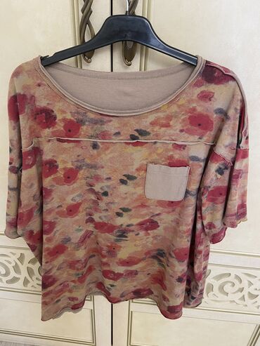 Футболки: Футболка, Оверсайз, Корея, Хлопок, Новый, 2XL (EU 44)