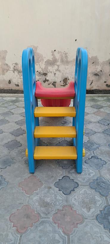oyuncaq sekilleri: Uşaq slayd həyət oyuncaq komplekti - Material: möhkəm, qalın plastik — 2