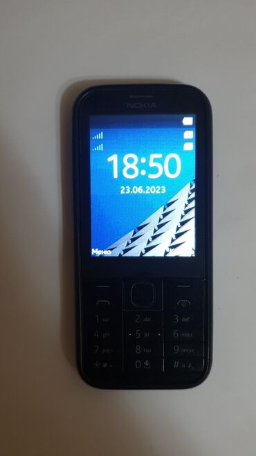 телефоны кнопочный: Nokia 225, Б/у, 32 ГБ, цвет - Черный, 2 SIM