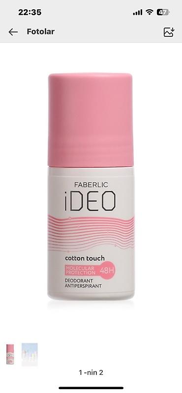 20: Faberlic iDEO “Cotton Touch” antiperspirant/dezodorant seriyası - — 1