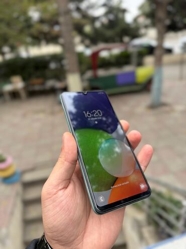 аккумулятор для телефона fly iq4514: Samsung Galaxy A22, 64 ГБ, цвет - Зеленый, Отпечаток пальца