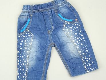 legginsy imitacja jeansu: Denim pants, 3-6 months, condition - Very good