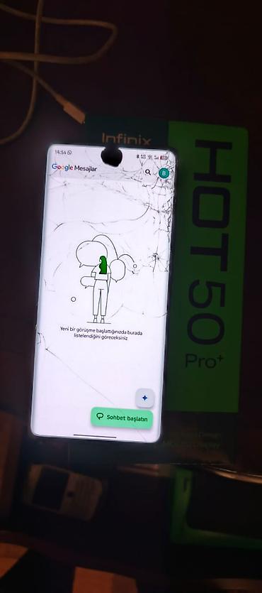 hot telefon: Infinix HOT 50 Pro+, 256 GB, rəng - Qara, Sensor — 2